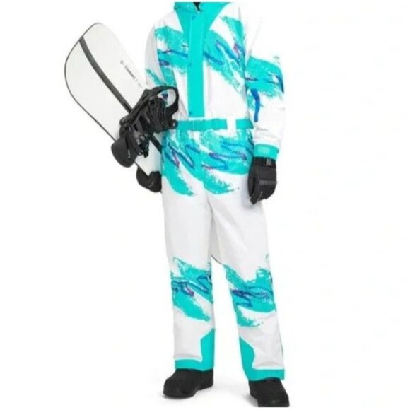 Tipsy Elves Retro Snow Suit Rip ‘N Sip Men's Size L NWT Defect - Picture 2 of 9